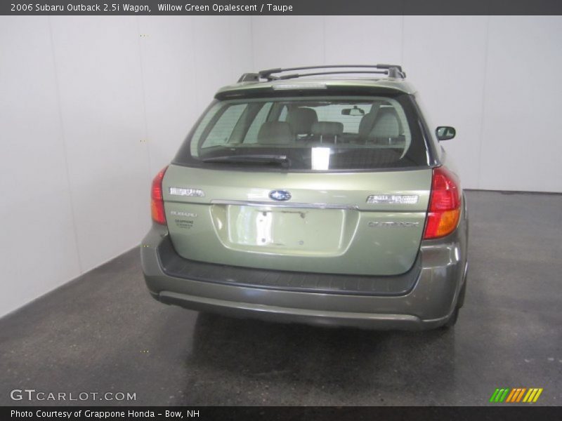 Willow Green Opalescent / Taupe 2006 Subaru Outback 2.5i Wagon