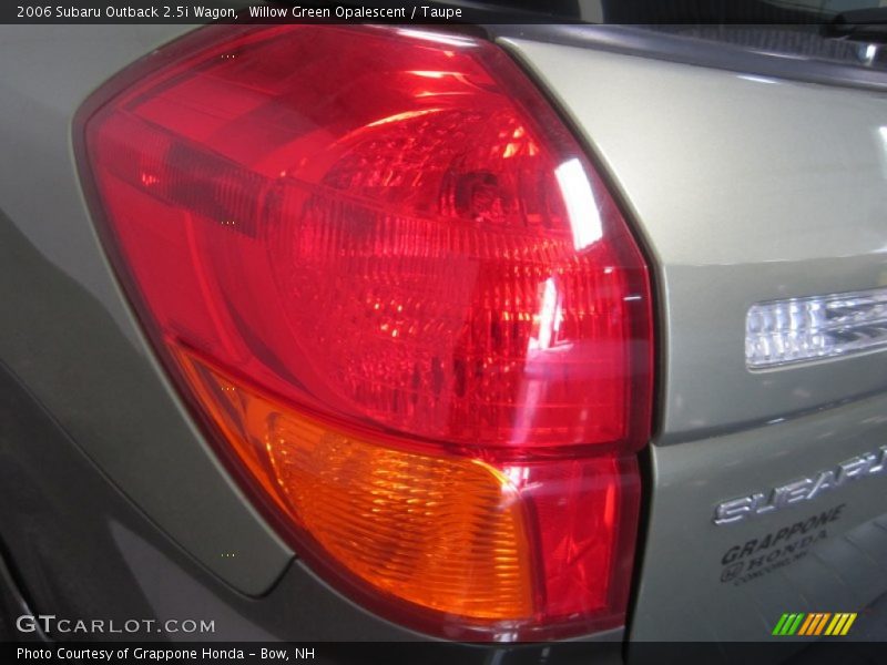 Willow Green Opalescent / Taupe 2006 Subaru Outback 2.5i Wagon