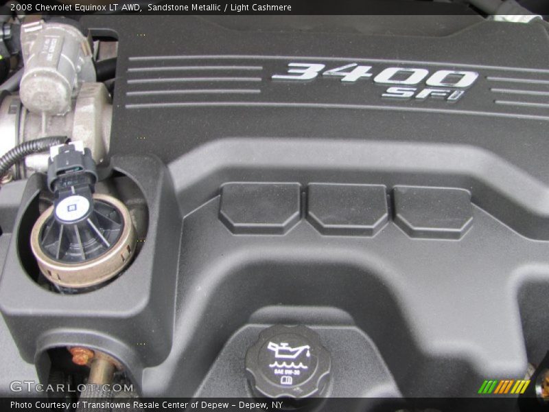 Sandstone Metallic / Light Cashmere 2008 Chevrolet Equinox LT AWD