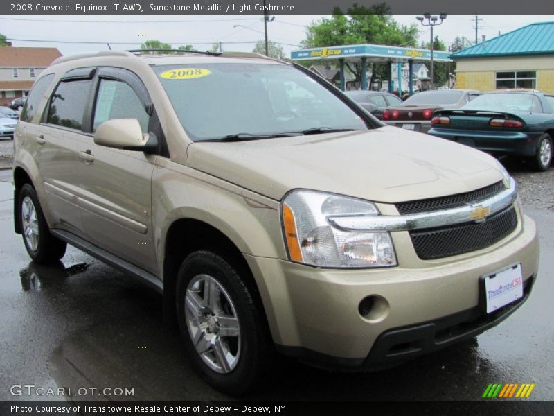 Sandstone Metallic / Light Cashmere 2008 Chevrolet Equinox LT AWD
