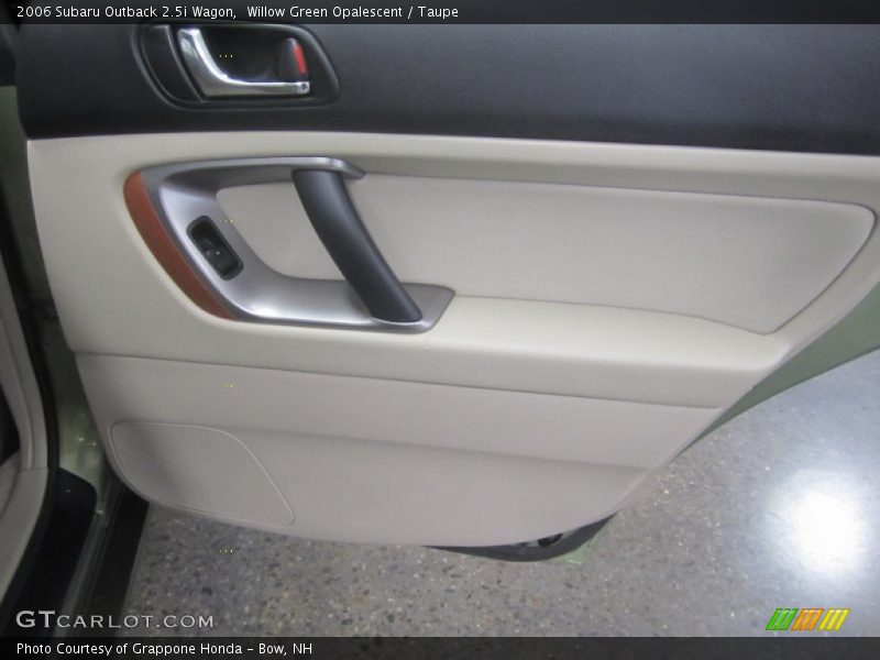 Willow Green Opalescent / Taupe 2006 Subaru Outback 2.5i Wagon