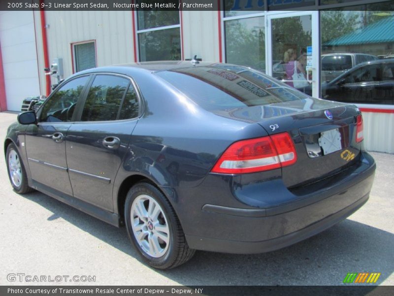 Nocturne Blue Metallic / Parchment 2005 Saab 9-3 Linear Sport Sedan