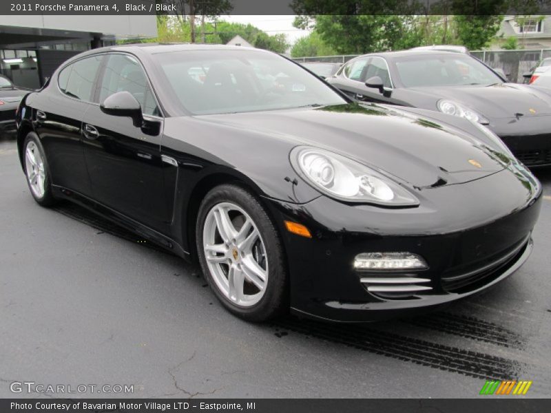 Front 3/4 View of 2011 Panamera 4