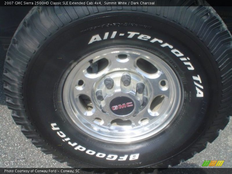Summit White / Dark Charcoal 2007 GMC Sierra 2500HD Classic SLE Extended Cab 4x4