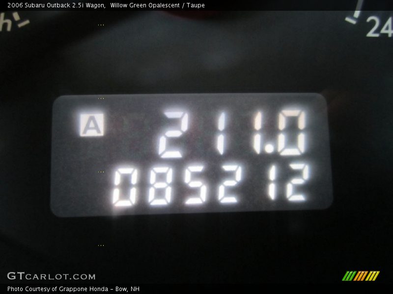 Willow Green Opalescent / Taupe 2006 Subaru Outback 2.5i Wagon
