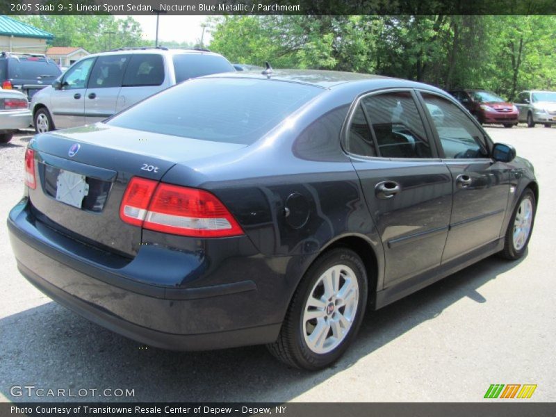 Nocturne Blue Metallic / Parchment 2005 Saab 9-3 Linear Sport Sedan