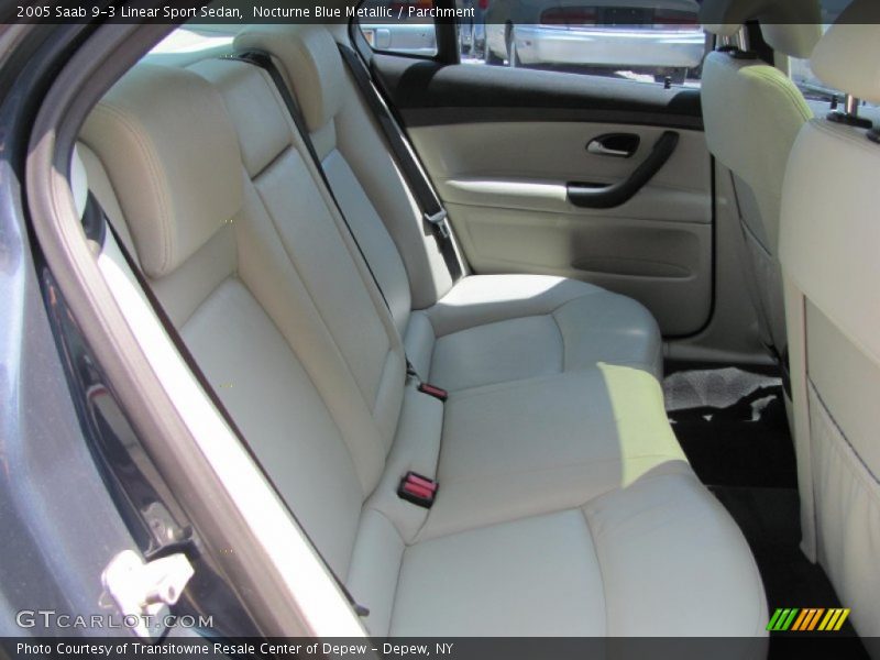 Nocturne Blue Metallic / Parchment 2005 Saab 9-3 Linear Sport Sedan