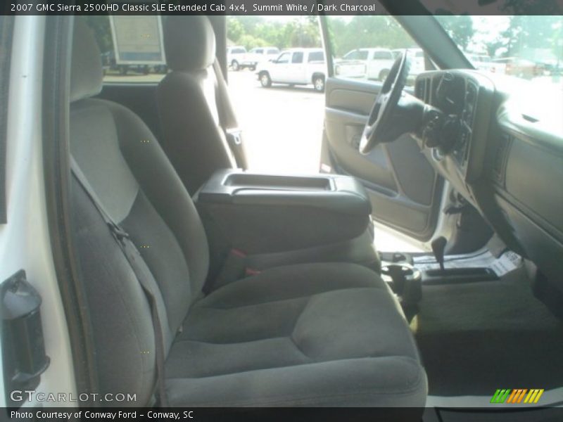 Summit White / Dark Charcoal 2007 GMC Sierra 2500HD Classic SLE Extended Cab 4x4