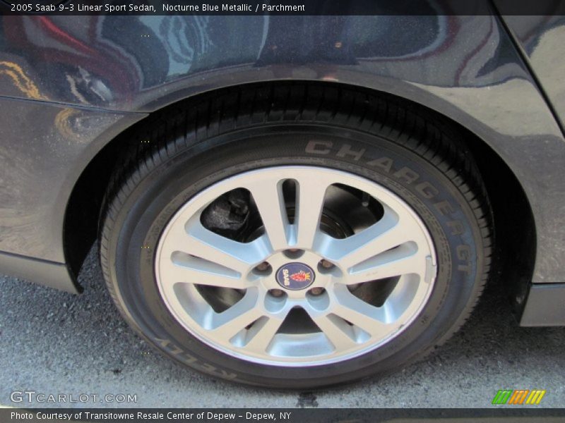 Nocturne Blue Metallic / Parchment 2005 Saab 9-3 Linear Sport Sedan