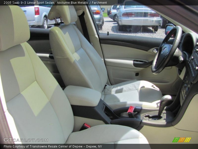Nocturne Blue Metallic / Parchment 2005 Saab 9-3 Linear Sport Sedan