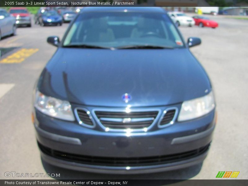Nocturne Blue Metallic / Parchment 2005 Saab 9-3 Linear Sport Sedan