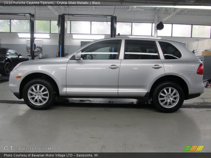 Crystal Silver Metallic / Black 2010 Porsche Cayenne Tiptronic