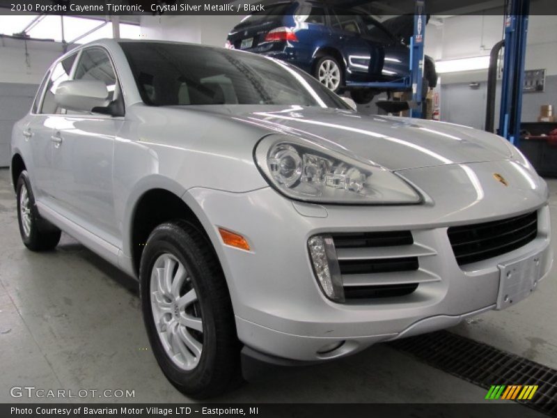 Crystal Silver Metallic / Black 2010 Porsche Cayenne Tiptronic