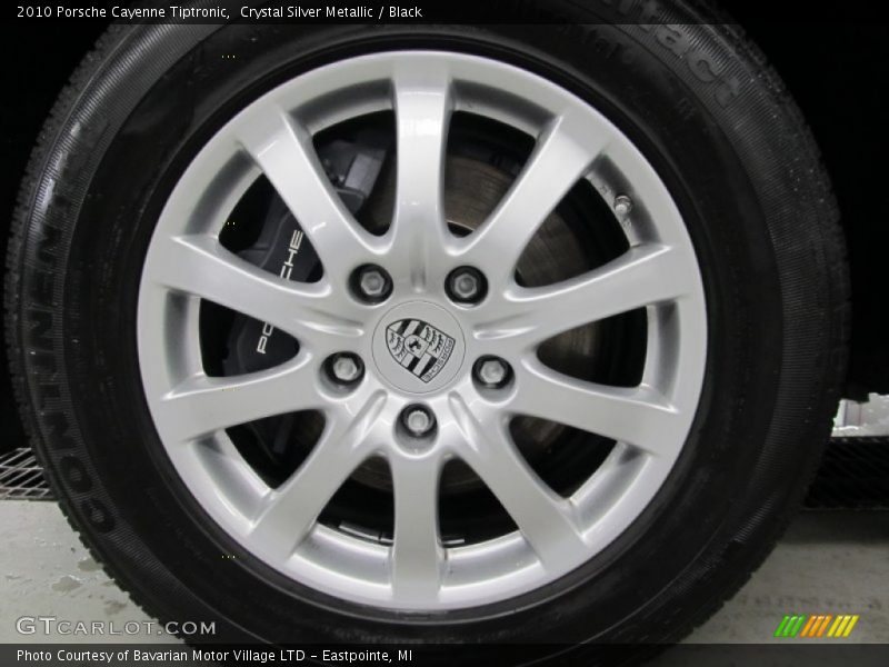 Crystal Silver Metallic / Black 2010 Porsche Cayenne Tiptronic