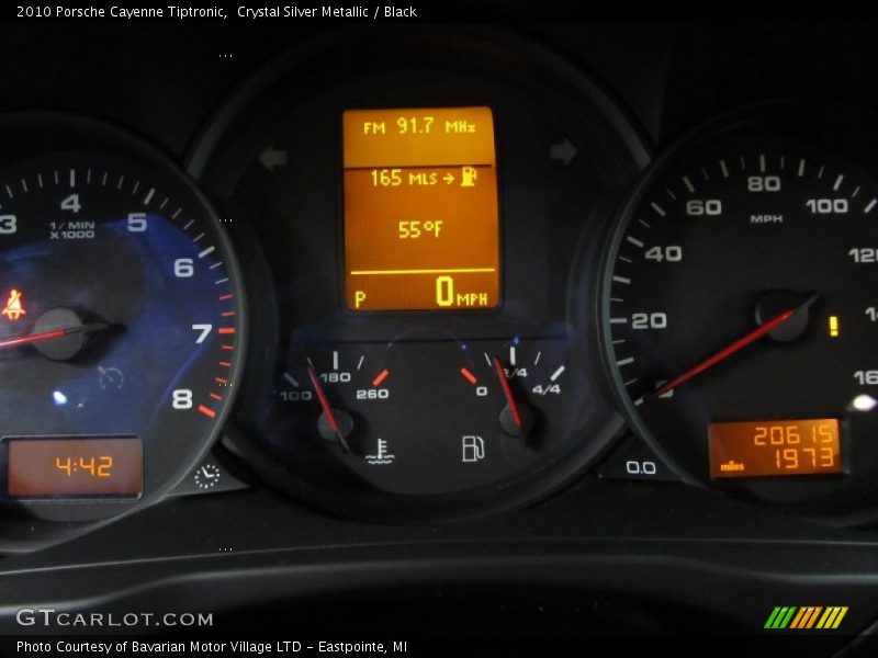 Crystal Silver Metallic / Black 2010 Porsche Cayenne Tiptronic