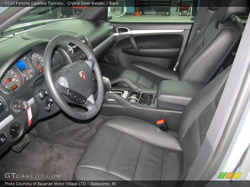 Crystal Silver Metallic / Black 2010 Porsche Cayenne Tiptronic