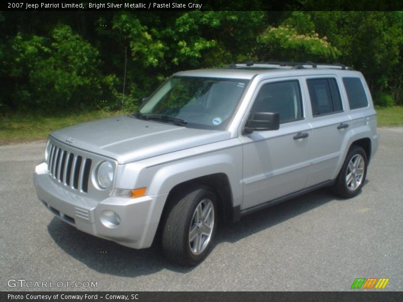 Bright Silver Metallic / Pastel Slate Gray 2007 Jeep Patriot Limited