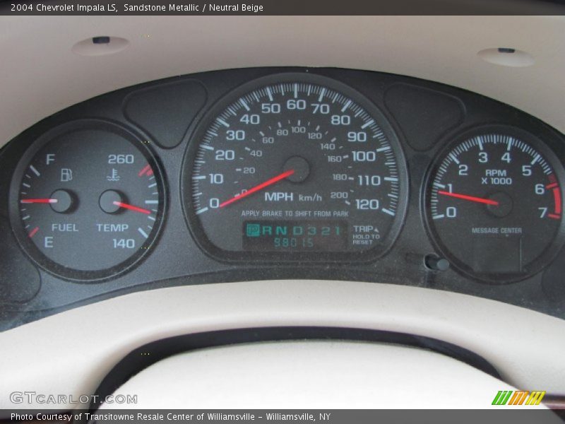 Sandstone Metallic / Neutral Beige 2004 Chevrolet Impala LS