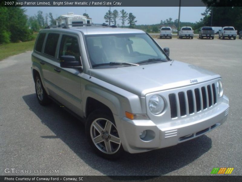 Bright Silver Metallic / Pastel Slate Gray 2007 Jeep Patriot Limited