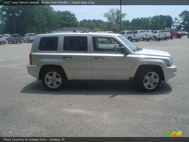 Bright Silver Metallic / Pastel Slate Gray 2007 Jeep Patriot Limited