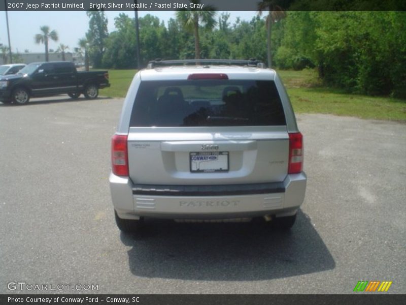 Bright Silver Metallic / Pastel Slate Gray 2007 Jeep Patriot Limited