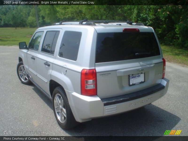 Bright Silver Metallic / Pastel Slate Gray 2007 Jeep Patriot Limited