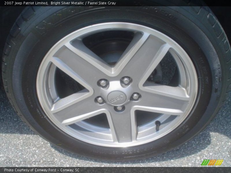 Bright Silver Metallic / Pastel Slate Gray 2007 Jeep Patriot Limited