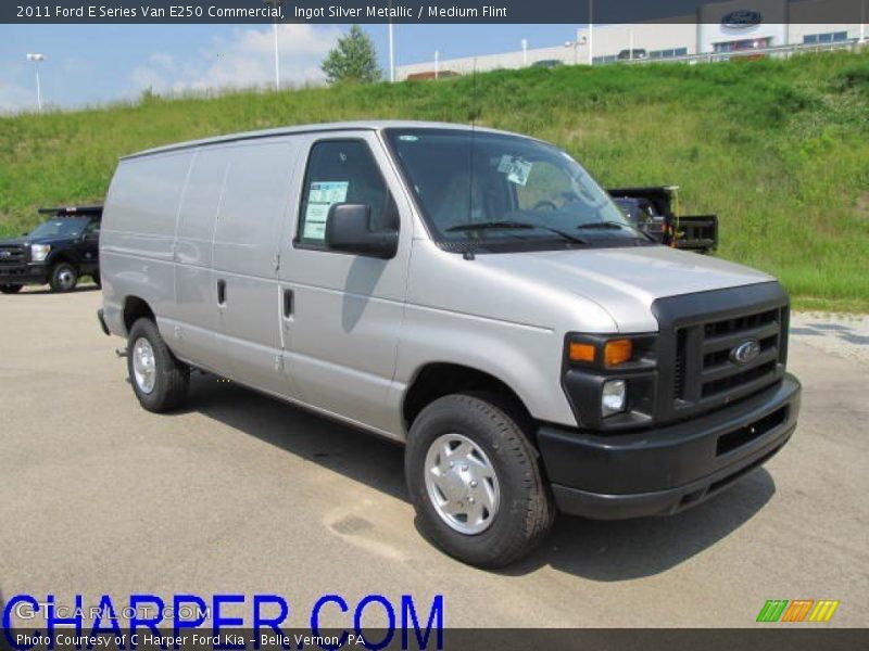 Ingot Silver Metallic / Medium Flint 2011 Ford E Series Van E250 Commercial