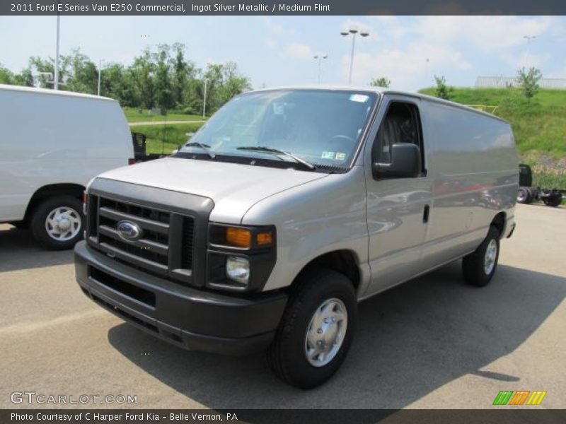 Ingot Silver Metallic / Medium Flint 2011 Ford E Series Van E250 Commercial