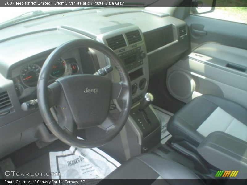 Bright Silver Metallic / Pastel Slate Gray 2007 Jeep Patriot Limited