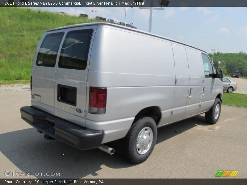 Ingot Silver Metallic / Medium Flint 2011 Ford E Series Van E250 Commercial