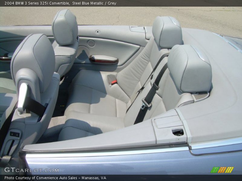  2004 3 Series 325i Convertible Grey Interior