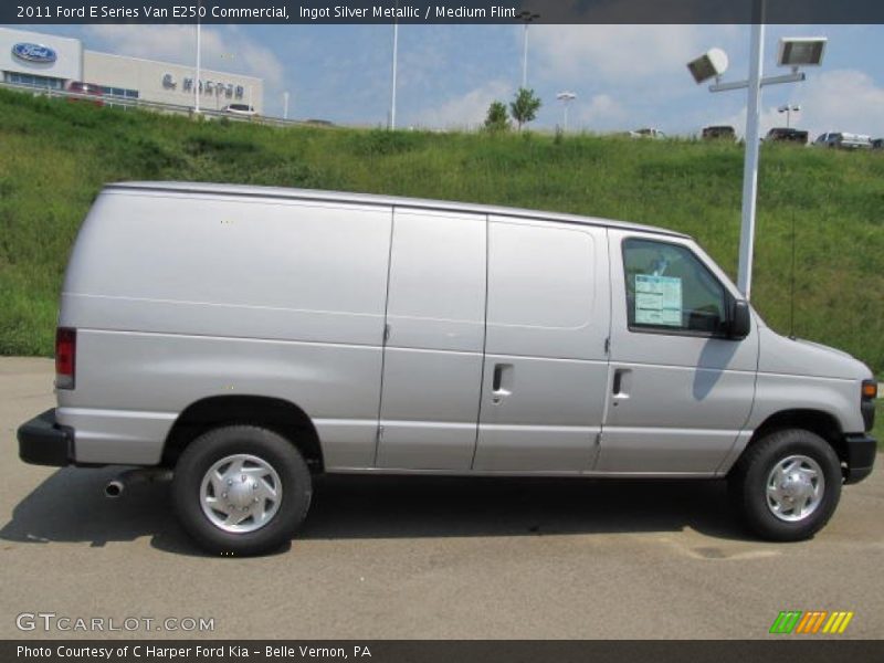 Ingot Silver Metallic / Medium Flint 2011 Ford E Series Van E250 Commercial