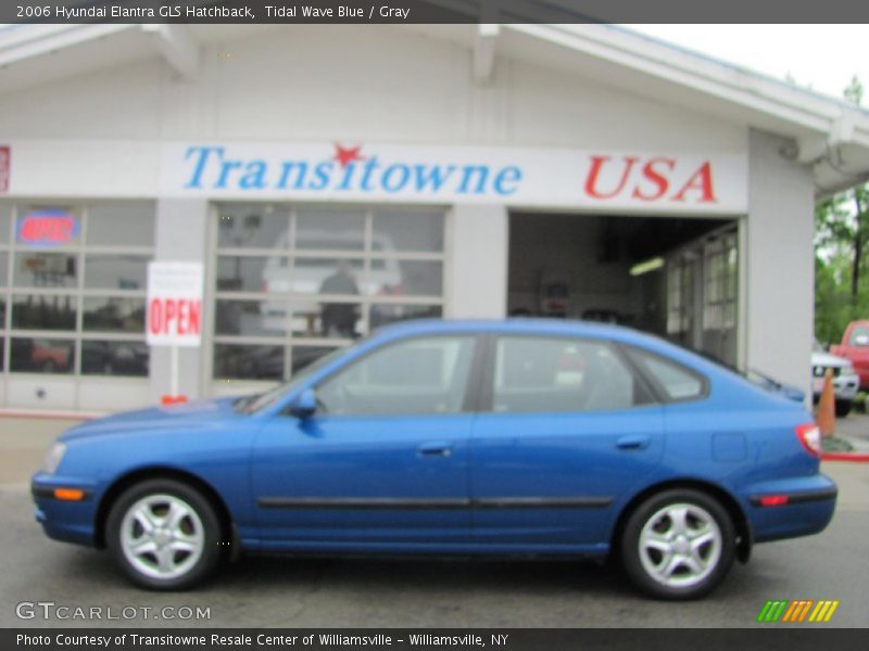 Tidal Wave Blue / Gray 2006 Hyundai Elantra GLS Hatchback