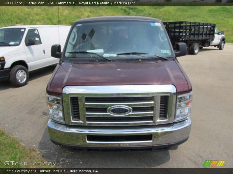 Royal Red Metallic / Medium Flint 2011 Ford E Series Van E250 Commercial