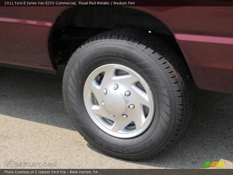 Royal Red Metallic / Medium Flint 2011 Ford E Series Van E250 Commercial