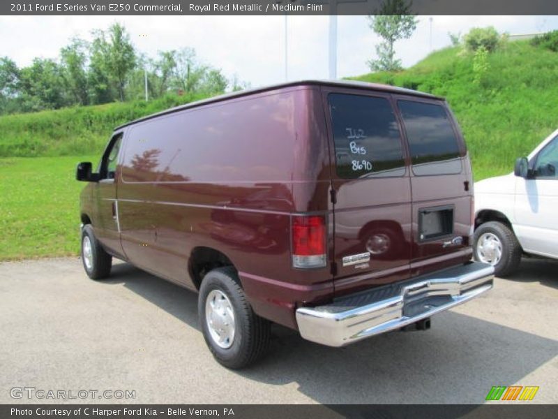 Royal Red Metallic / Medium Flint 2011 Ford E Series Van E250 Commercial