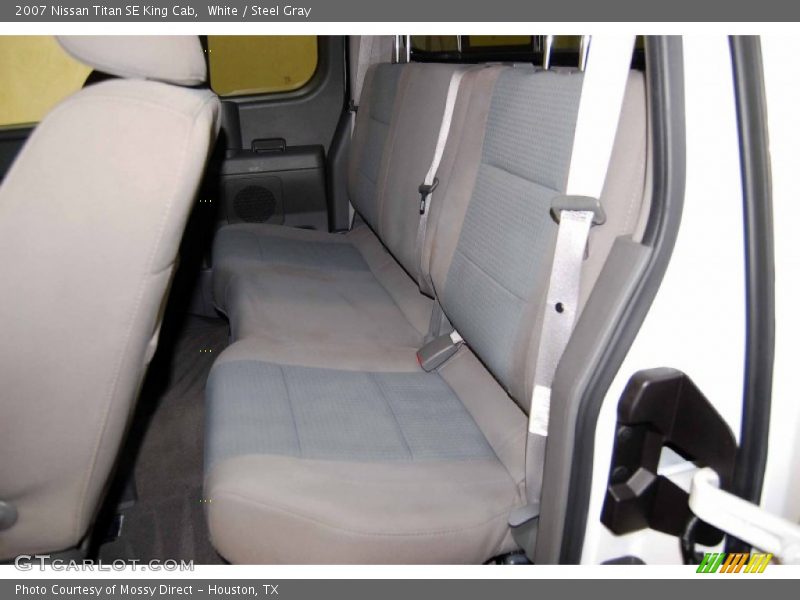 White / Steel Gray 2007 Nissan Titan SE King Cab