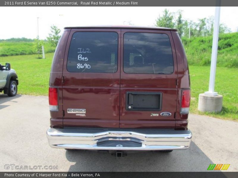 Royal Red Metallic / Medium Flint 2011 Ford E Series Van E250 Commercial