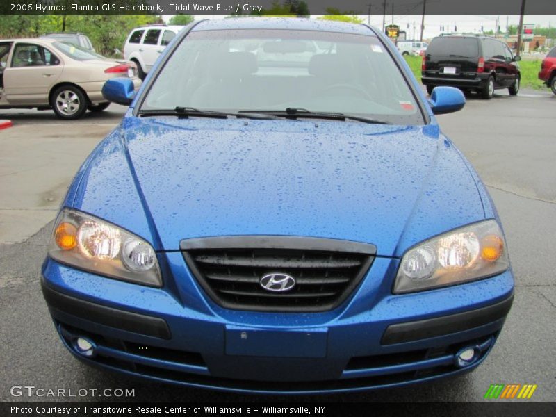 Tidal Wave Blue / Gray 2006 Hyundai Elantra GLS Hatchback