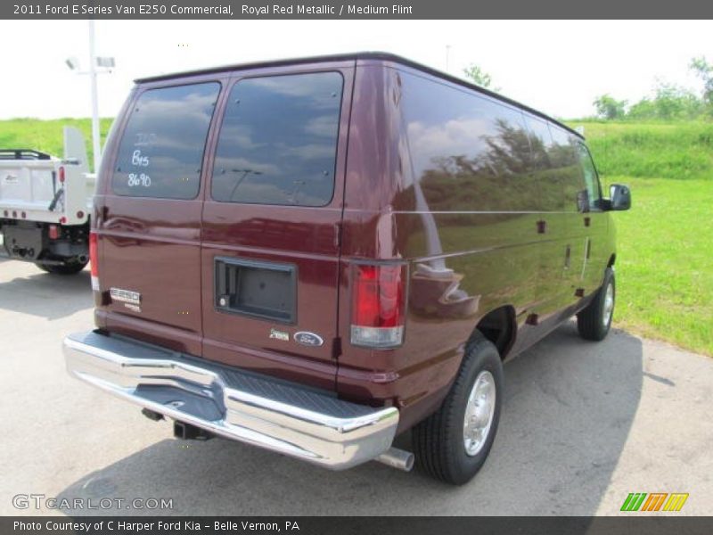 Royal Red Metallic / Medium Flint 2011 Ford E Series Van E250 Commercial