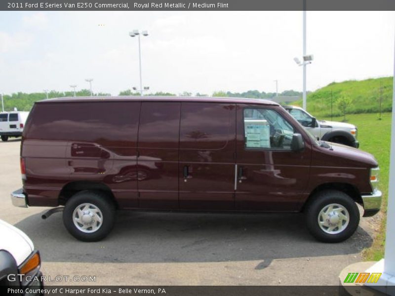 Royal Red Metallic / Medium Flint 2011 Ford E Series Van E250 Commercial