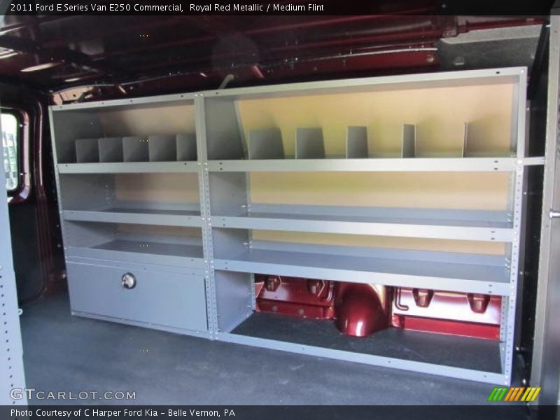 Royal Red Metallic / Medium Flint 2011 Ford E Series Van E250 Commercial