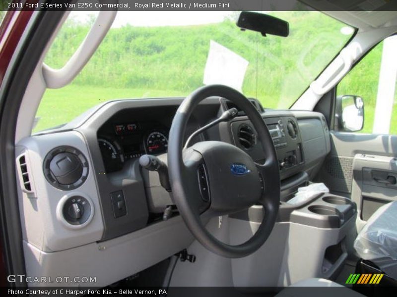  2011 E Series Van E250 Commercial Medium Flint Interior