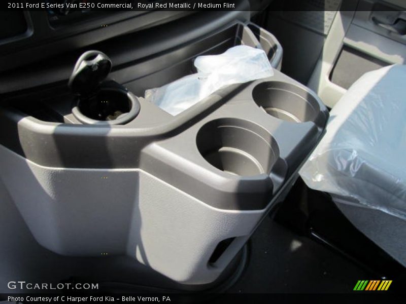 Royal Red Metallic / Medium Flint 2011 Ford E Series Van E250 Commercial