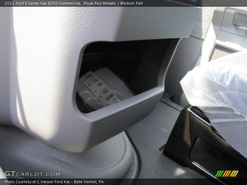 Royal Red Metallic / Medium Flint 2011 Ford E Series Van E250 Commercial