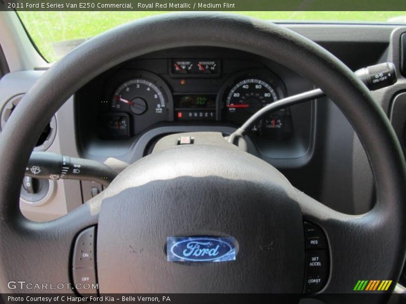 Royal Red Metallic / Medium Flint 2011 Ford E Series Van E250 Commercial