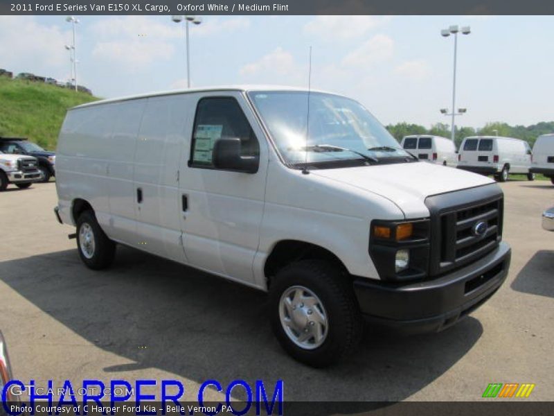 Oxford White / Medium Flint 2011 Ford E Series Van E150 XL Cargo