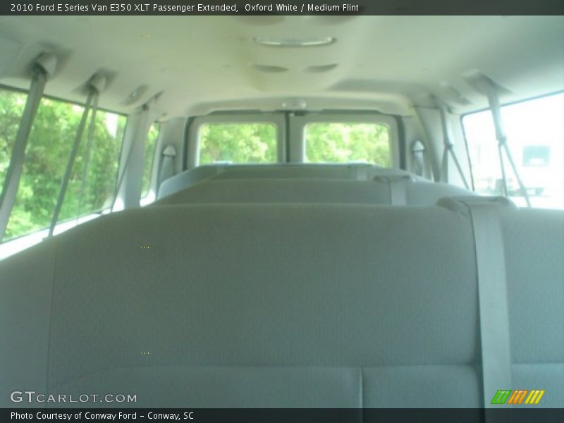 Oxford White / Medium Flint 2010 Ford E Series Van E350 XLT Passenger Extended