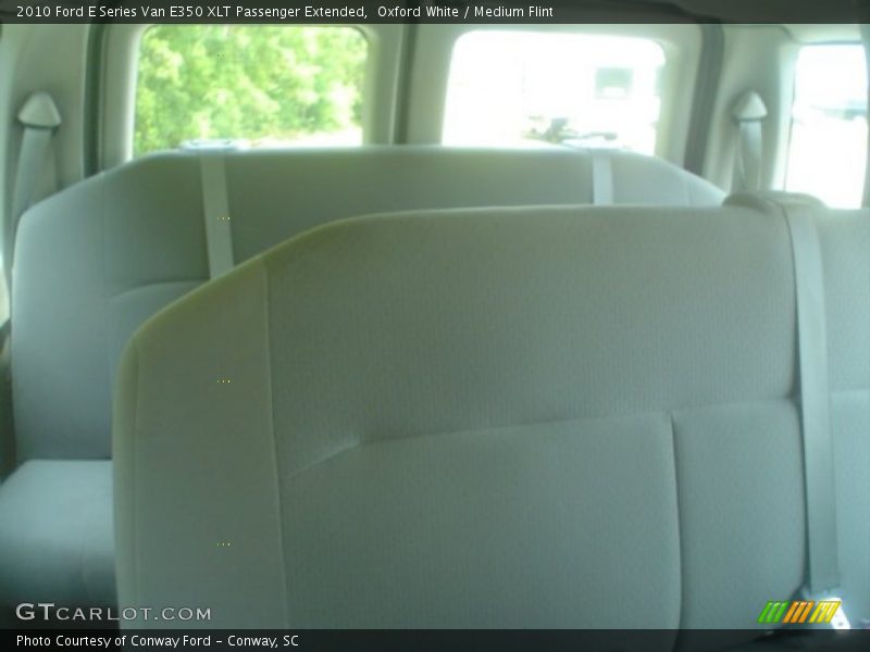 Oxford White / Medium Flint 2010 Ford E Series Van E350 XLT Passenger Extended